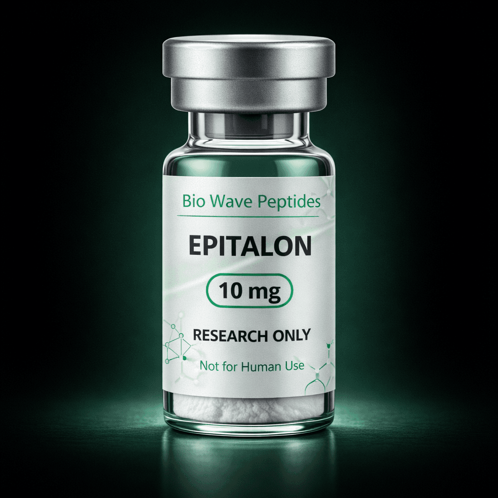 Epitalon research compound vial