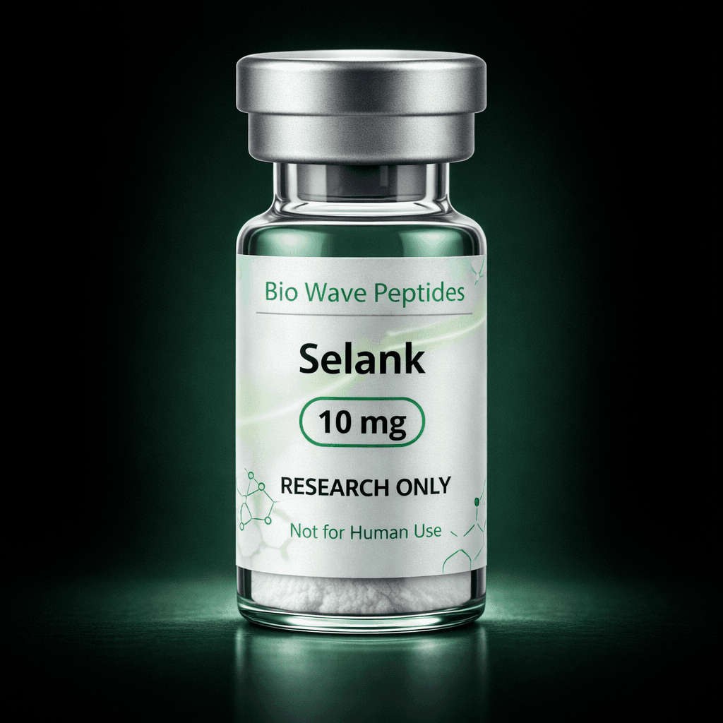 Selank research compound vial